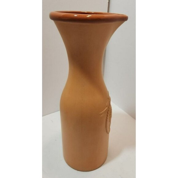 Vtg Cuisine Concepts Terra Cotta Wine Carafe One Liter in Box 11" Tall - Picture 6 of 10